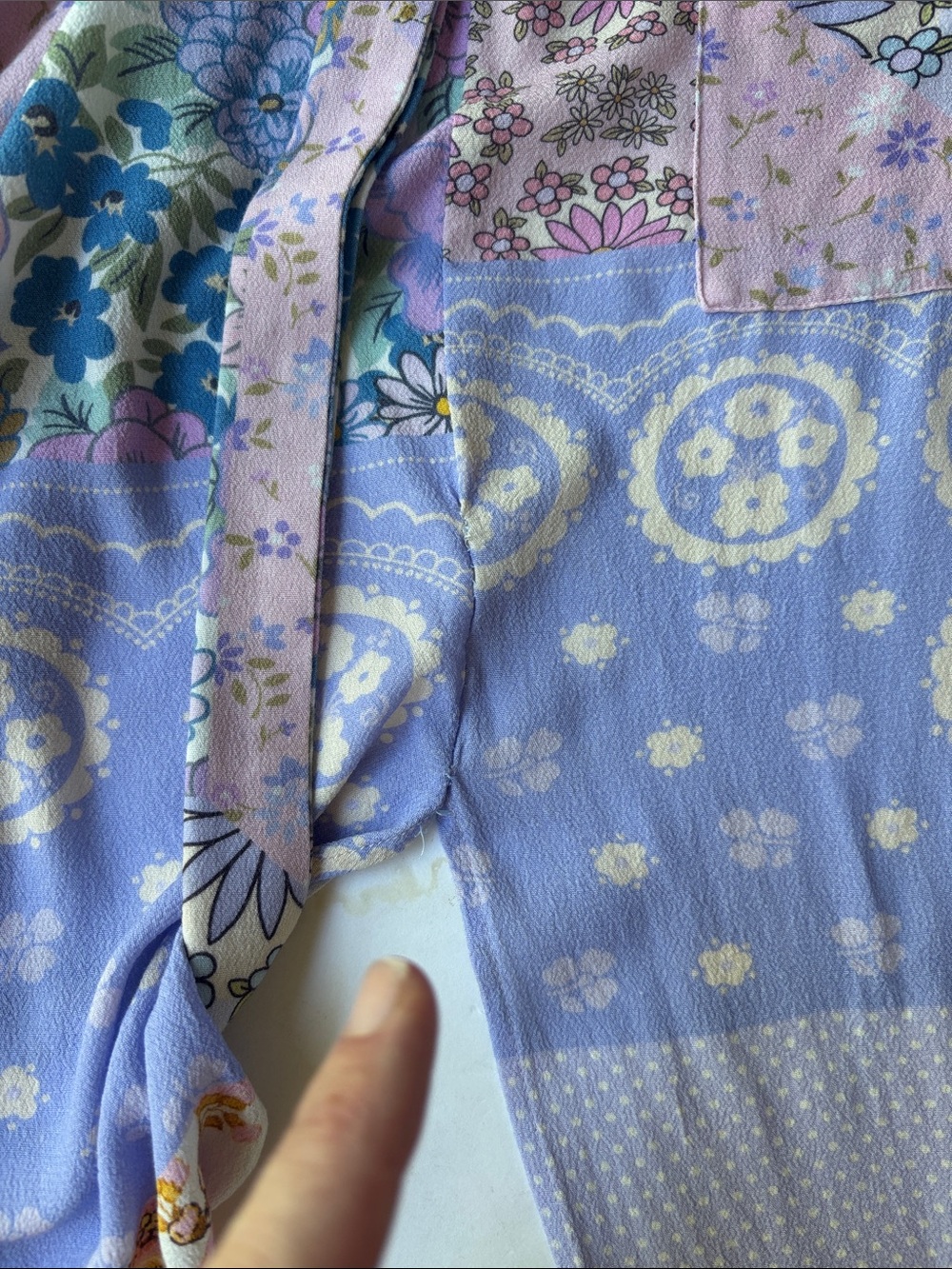 Spell Gypsy Collective Cha Cha Maxi Robe S/M Duster Coverup Lounge Long Pastel - Picture 15 of 17